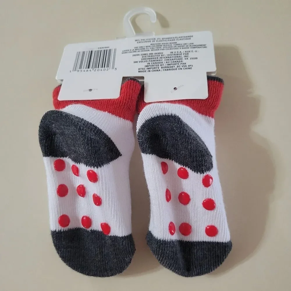 Angel of Mine Baby Booties with Football Design